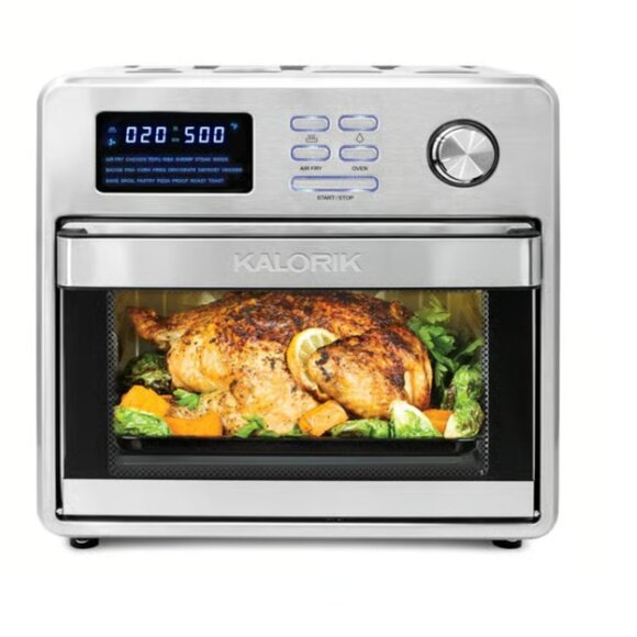 16qt. MAXX® Digital Air Fryer Oven, stainless steel. KALORIK ( New with box) - Picture 1 of 5